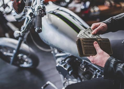 We know about what we can sell it for, how long we might have to sit on that money, what marketing is going to cost and how that model is selling right now. . Motorcycle values